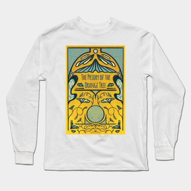 The Priory of the Orange Tree Inspired Long Sleeve T-Shirt by livelonganddraw